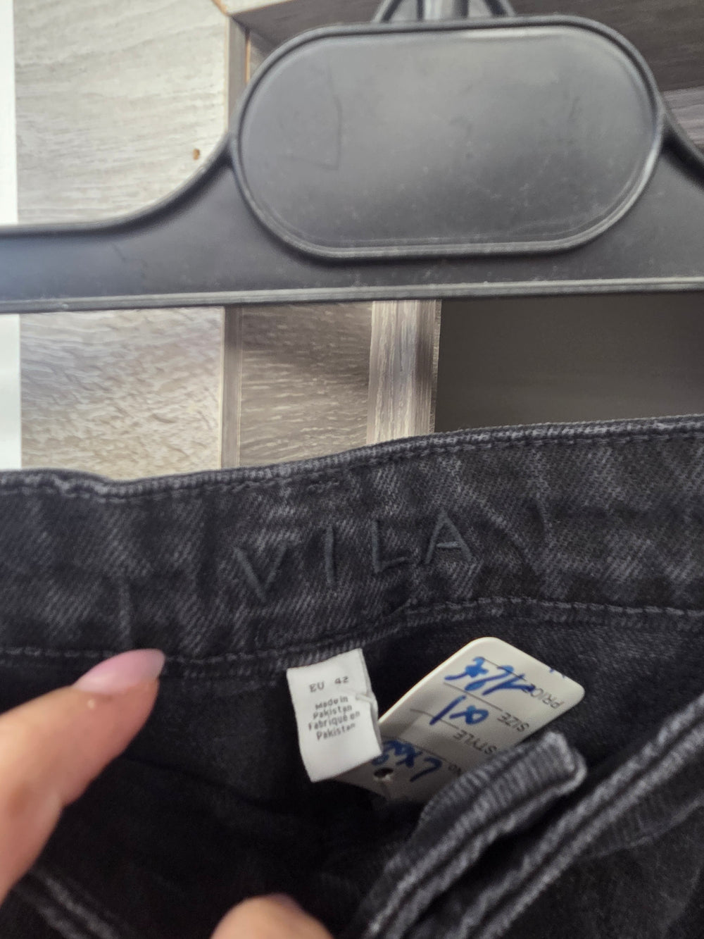 Jupe jeans noir taille xl