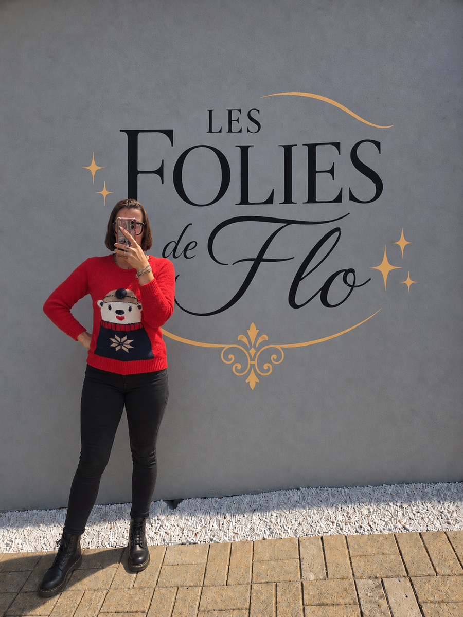 Pull de noel rouge taille s
