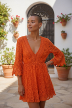 Charger l&#39;image dans la galerie, Robe orange taille m
