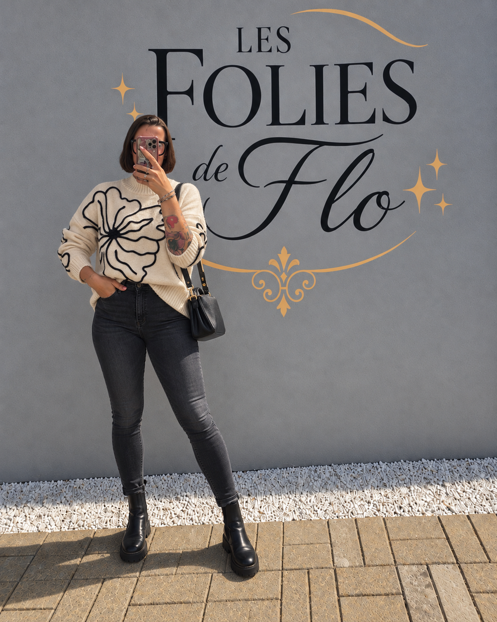 Pull beige taille unique