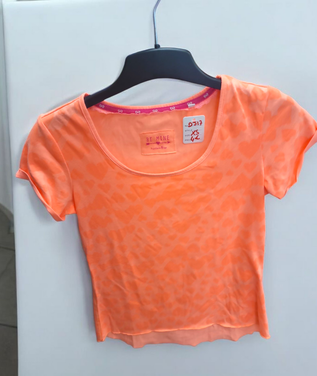 Blouse orange taille xs