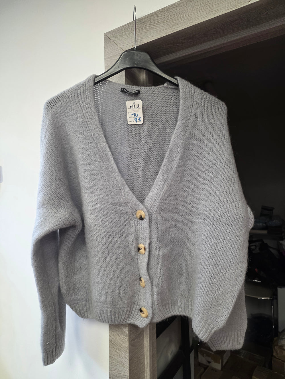 Cardigan gris taille unique