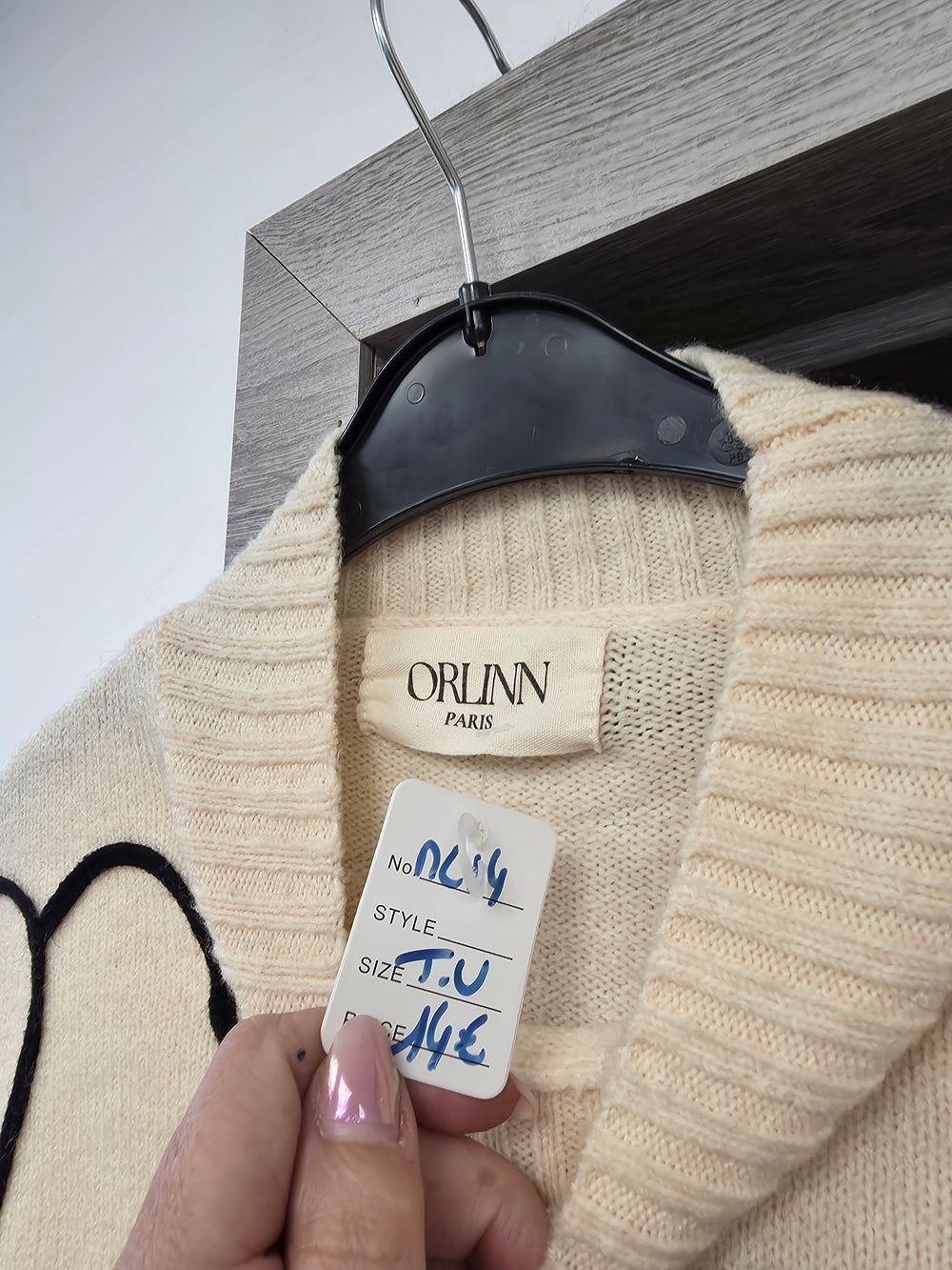 Pull beige taille unique