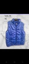 Charger l&#39;image dans la galerie, Veste sans manches bleue taille 46

