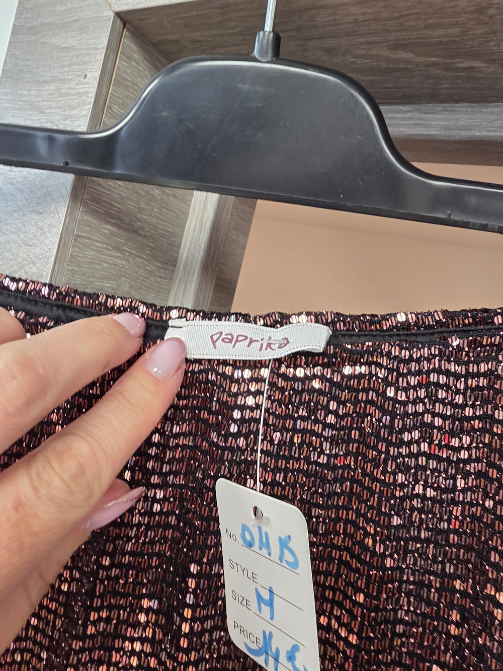 Jupe a sequins taille m