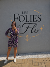 Charger l'image dans la galerie, Robe leopard mauve taille s
