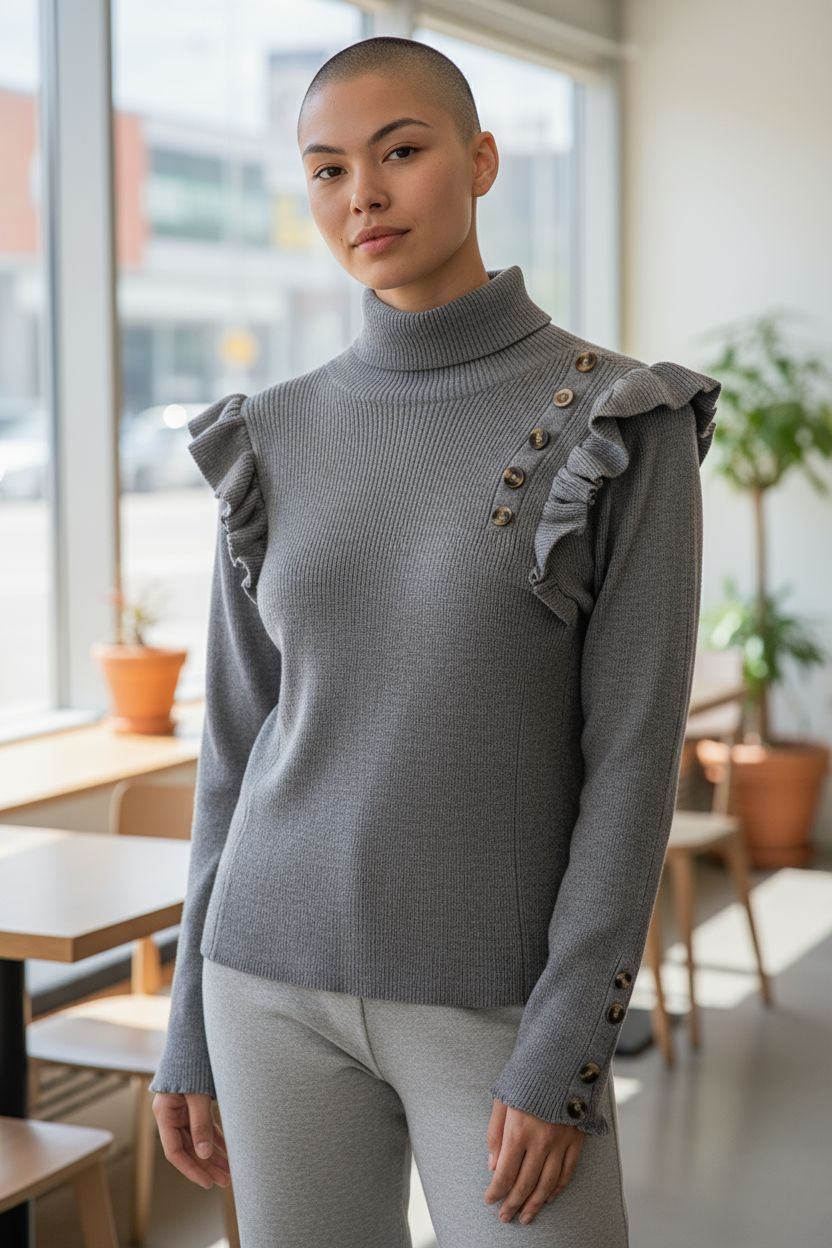 Pull gris taille s