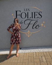 Charger l'image dans la galerie, Robe cassis bordeaux taille L
