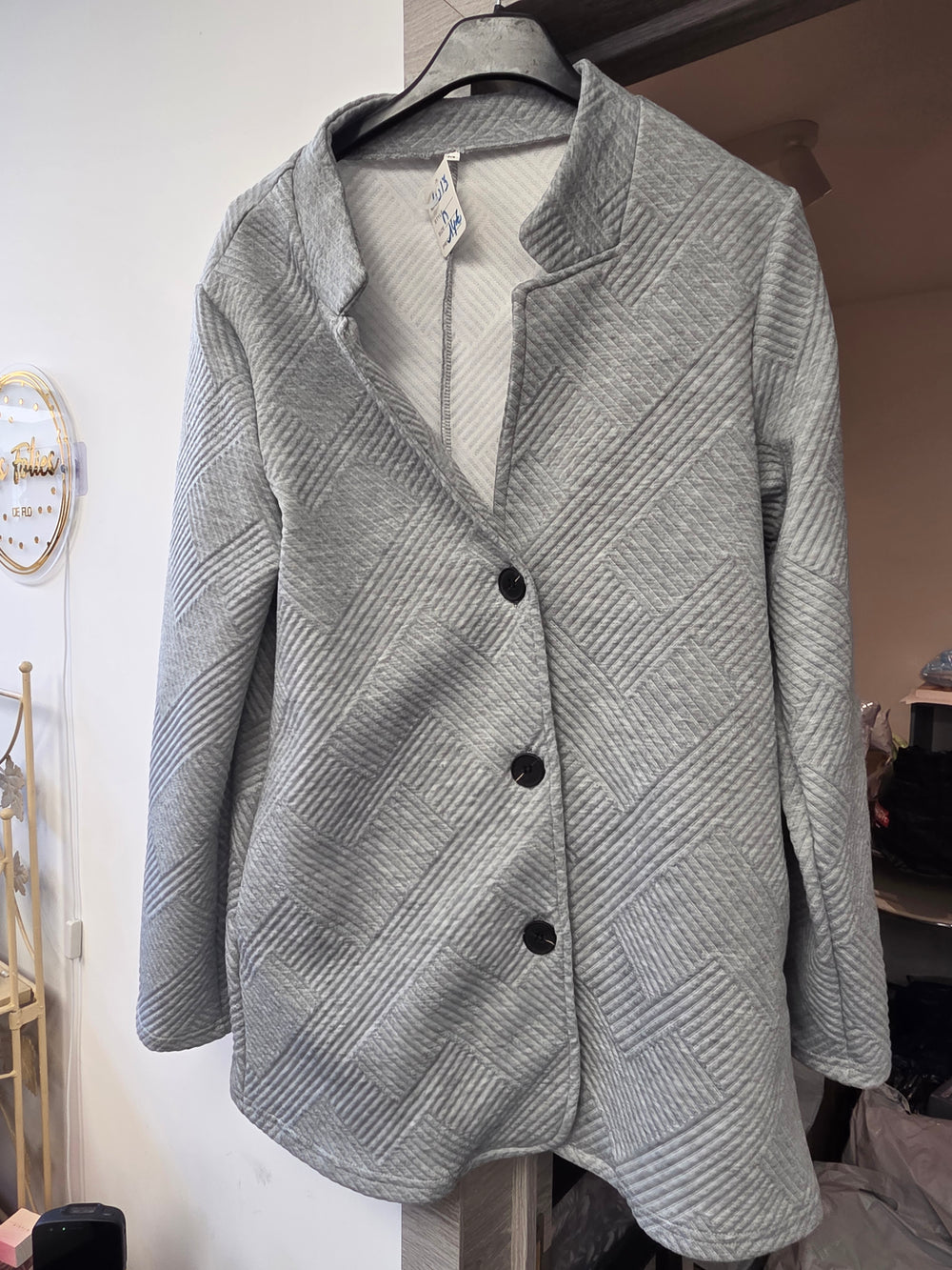 Gilet gris taille m