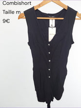 Charger l&#39;image dans la galerie, Combishort noir jade &amp;me taille m
