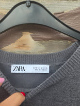 Charger l'image dans la galerie, Robe pull grise zara taille m
