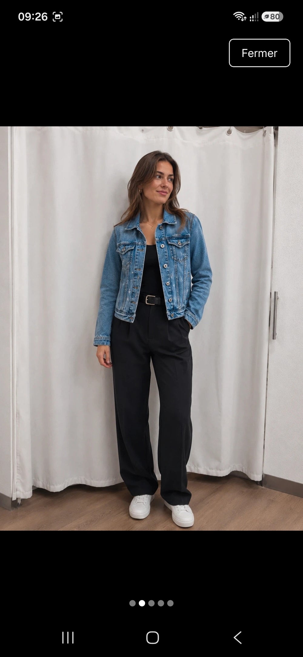Veste en jeans taille s