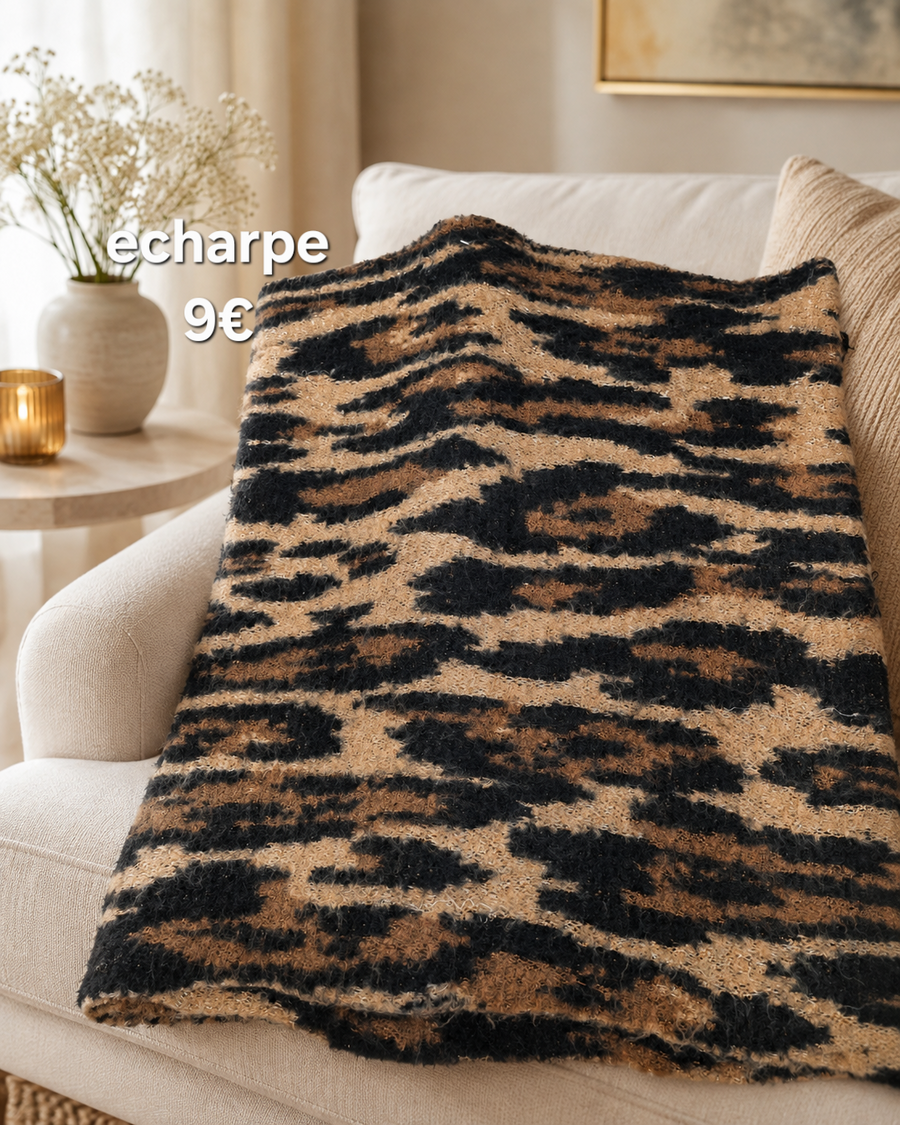 Echarpe leopard