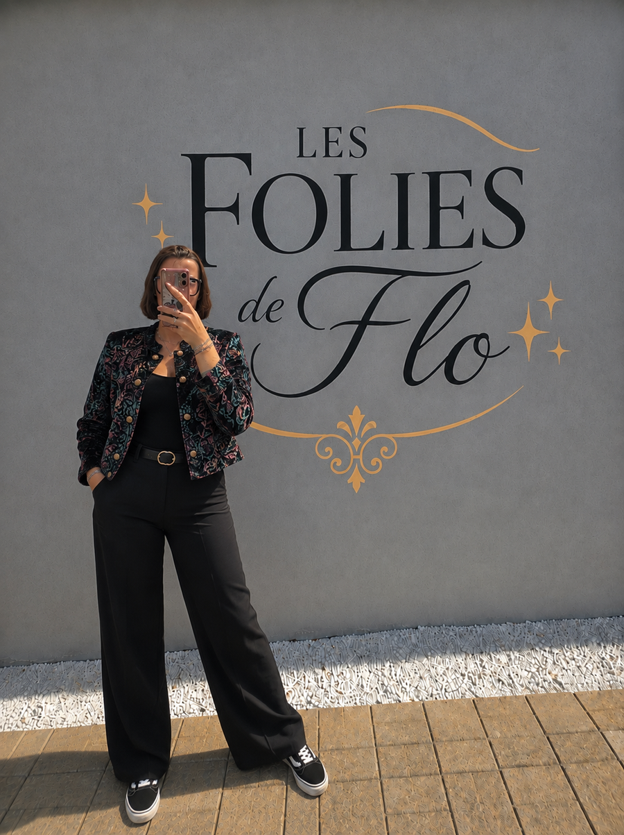 Veste en velours taille m