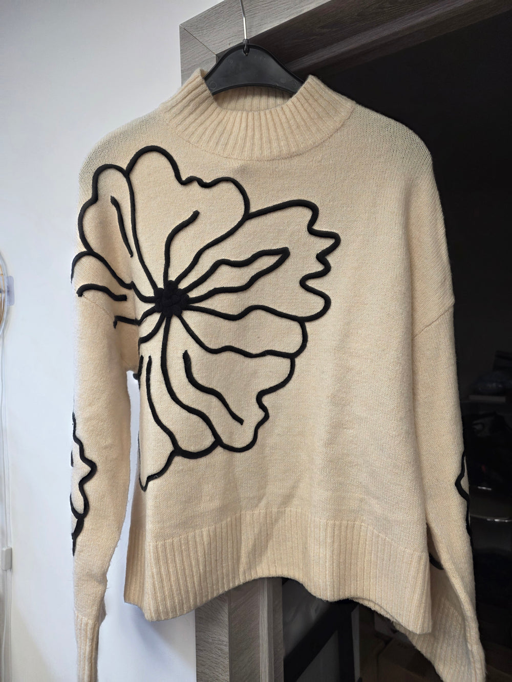 Pull beige taille unique