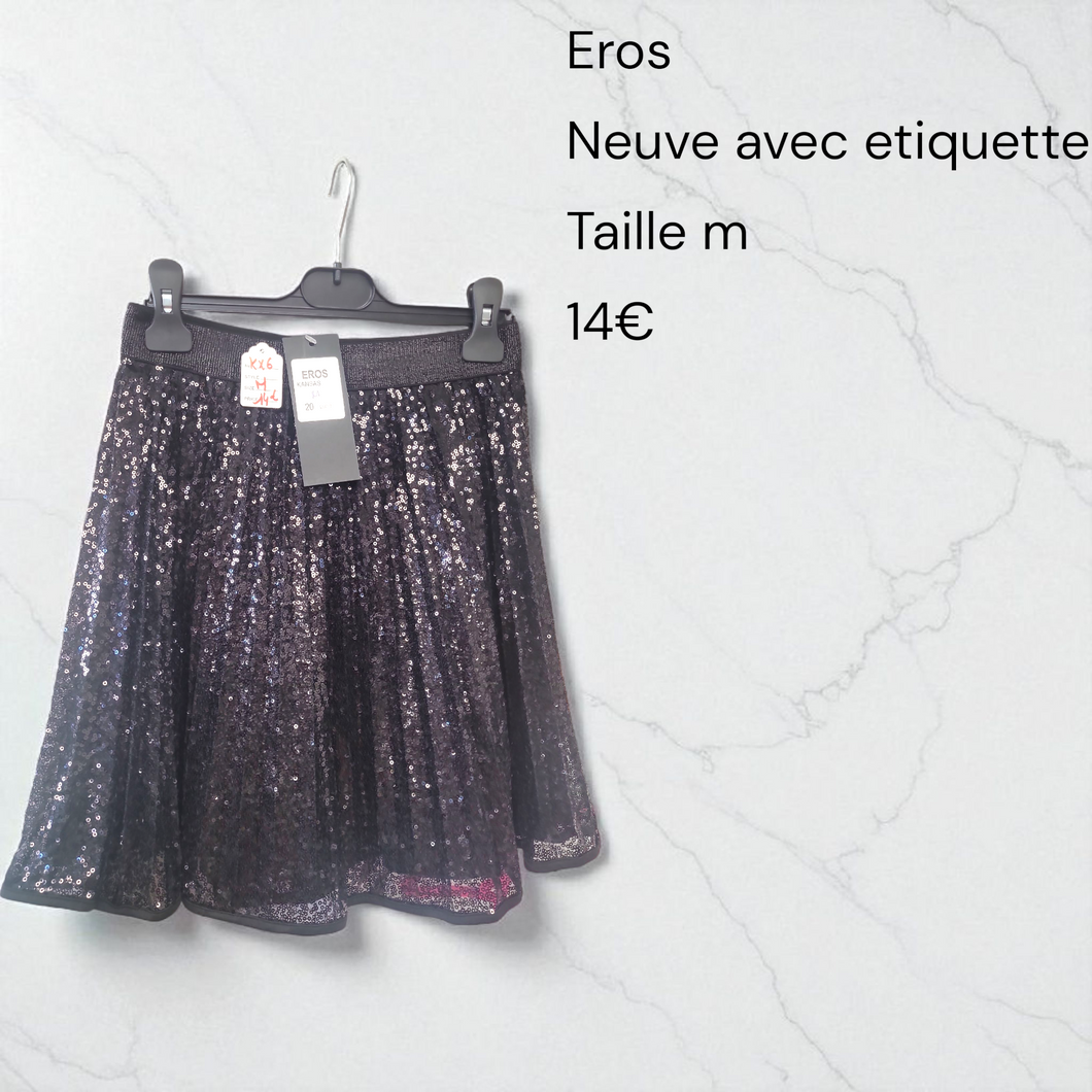 Jupe à sequins eros taille m