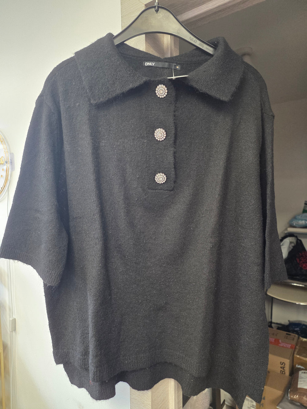 Pull noir only taille m