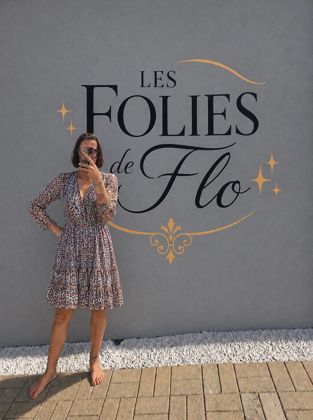 Robe taille L leopard