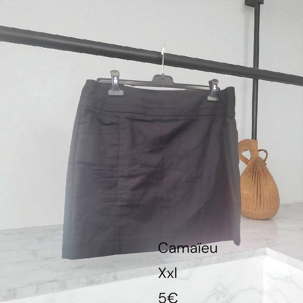Jupe noire camaïeu xxl