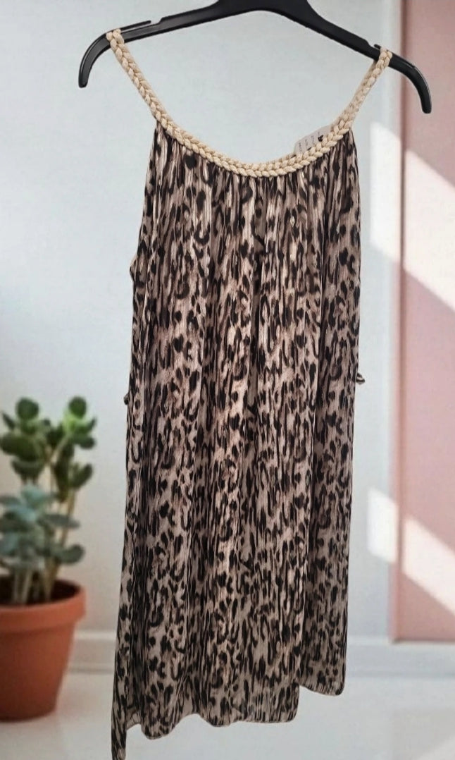 Robe leopard taille m