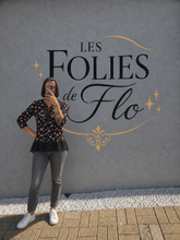 Charger l'image dans la galerie, Blouse cassis fleurie taille L
