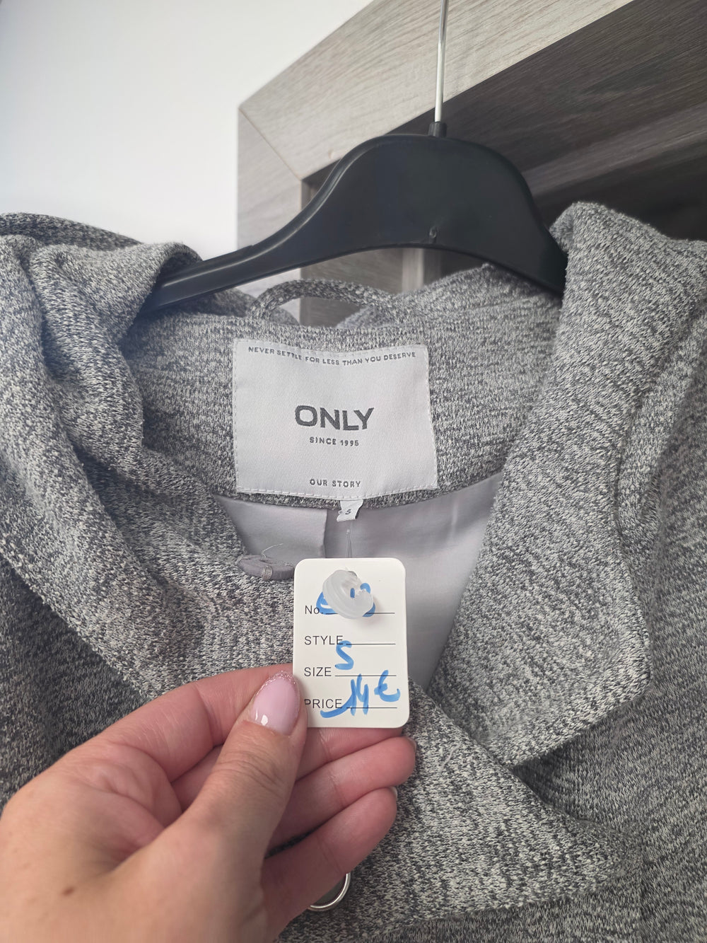 Gilet gris taille s