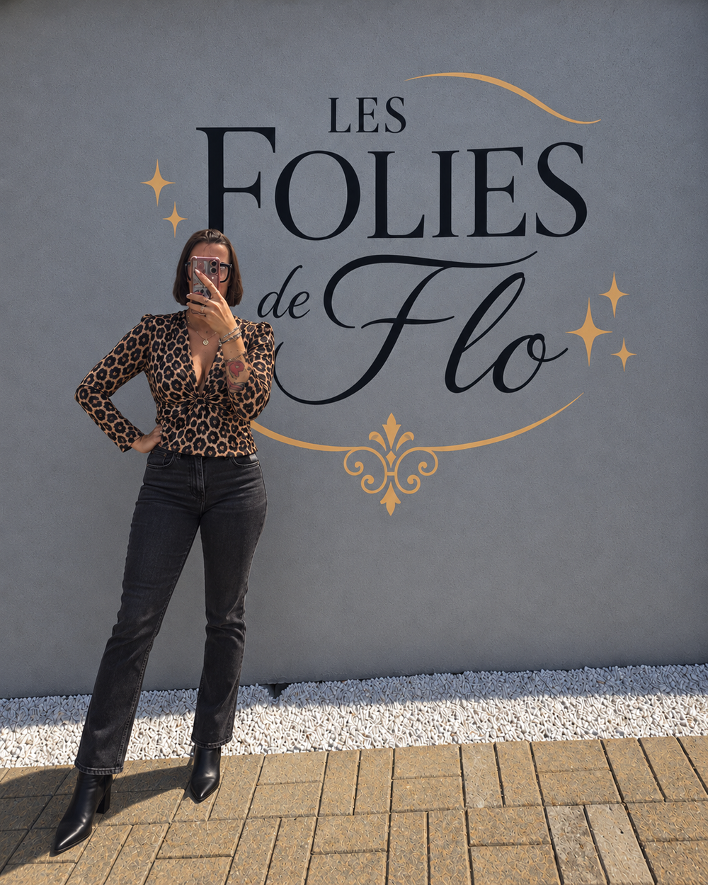Blouse leopard taille L
