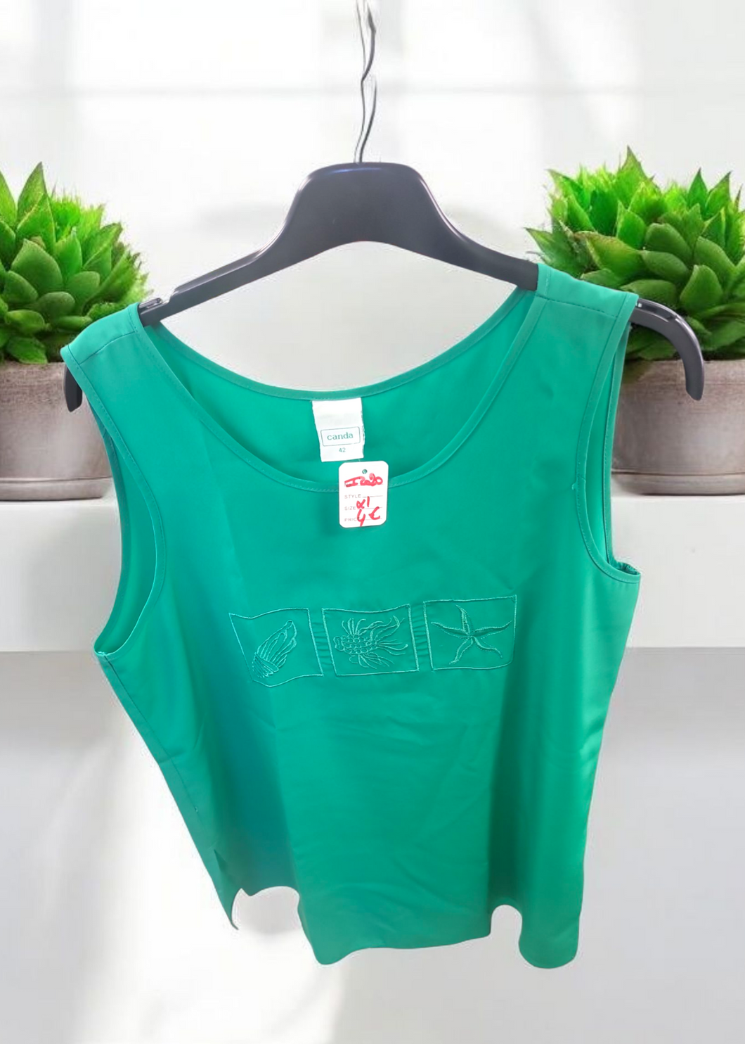 Blouse verte taille xl