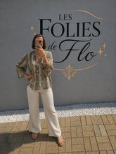 Charger l'image dans la galerie, Blouse motif serpent taille xl
