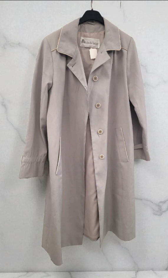 Trench gris claude Harvey taille m