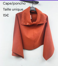 Charger l&#39;image dans la galerie, Cape poncho taille unique
