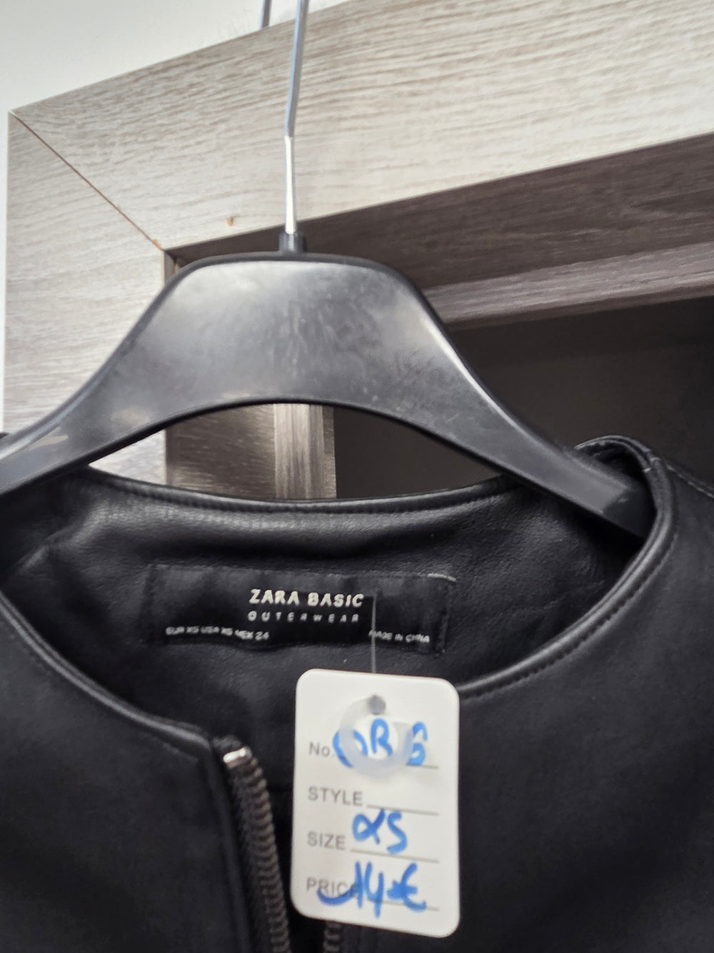 Veste zara noire xs