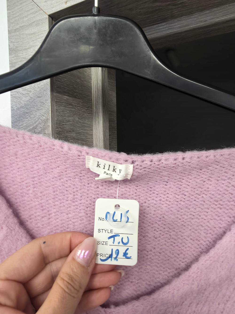Pull rose taille unique