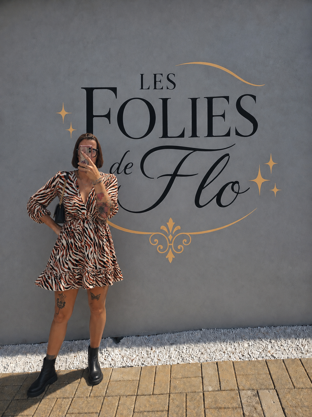 Robe motif leopard taille L