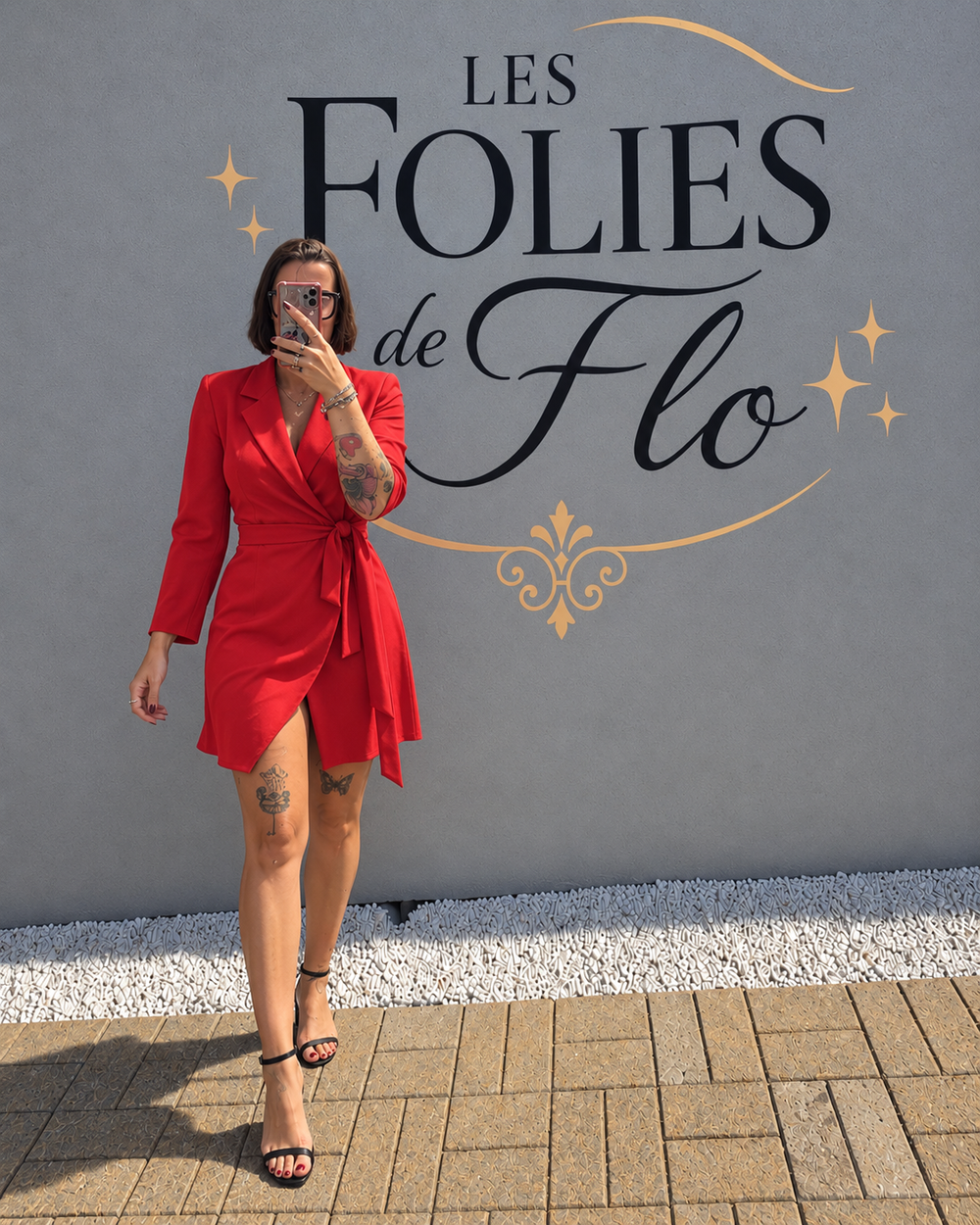 Robe rouge taille xl