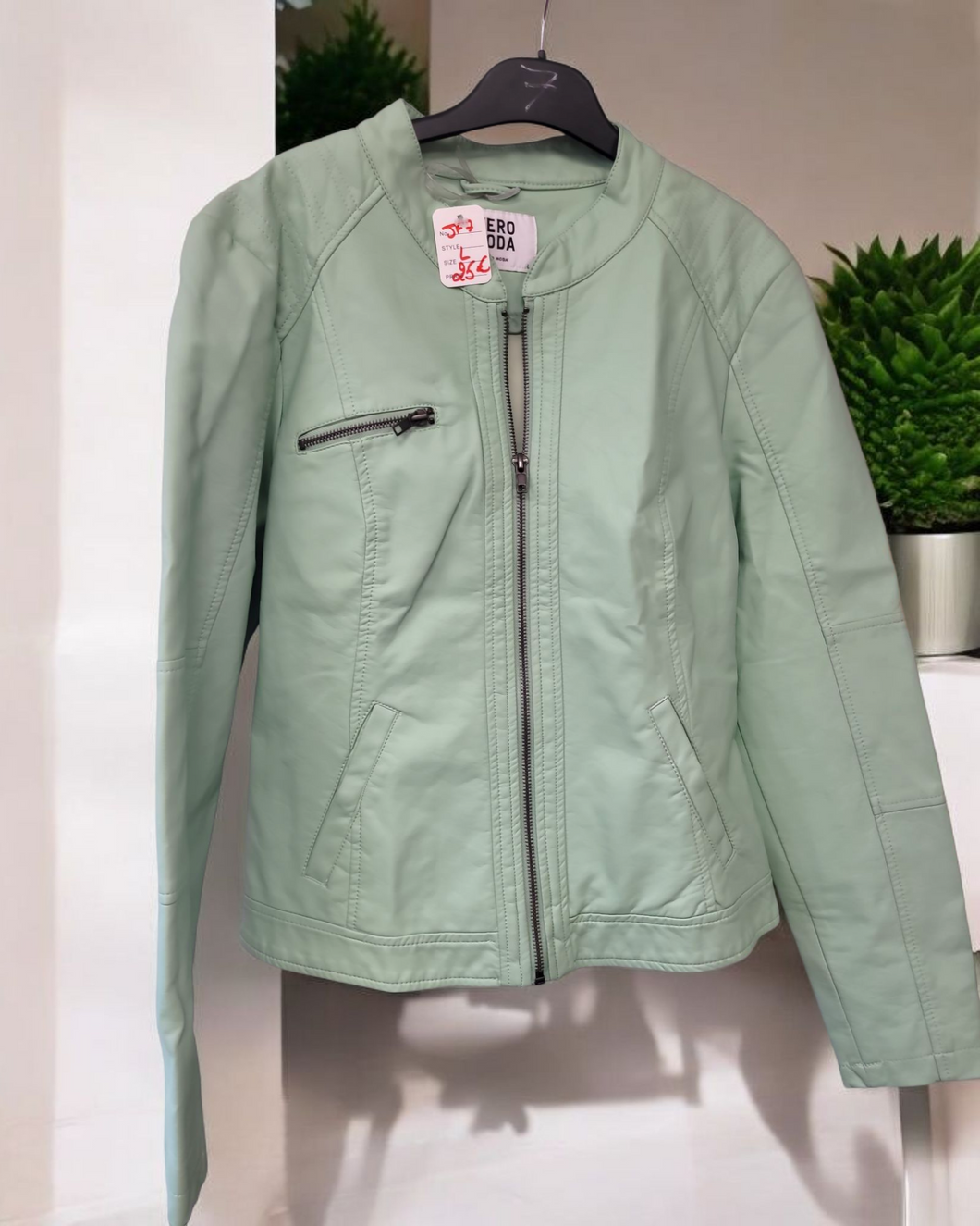 Veste en simili menthe vero moda taille L