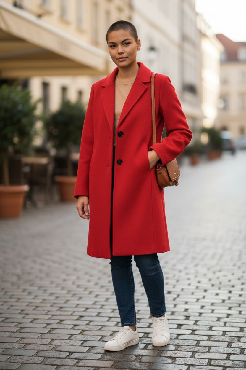 Veste rouge garcia taille xl