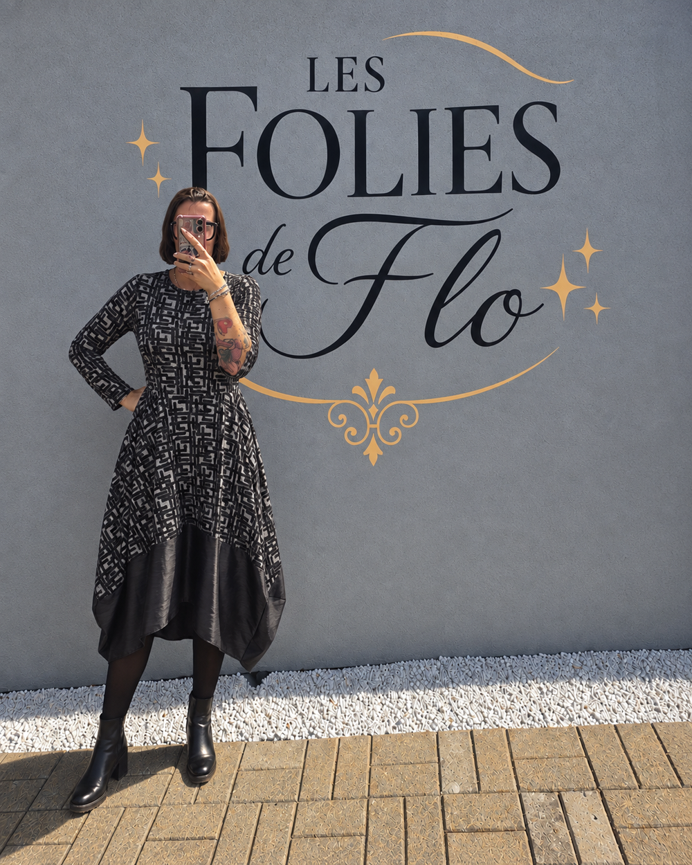 Robe noire taille L