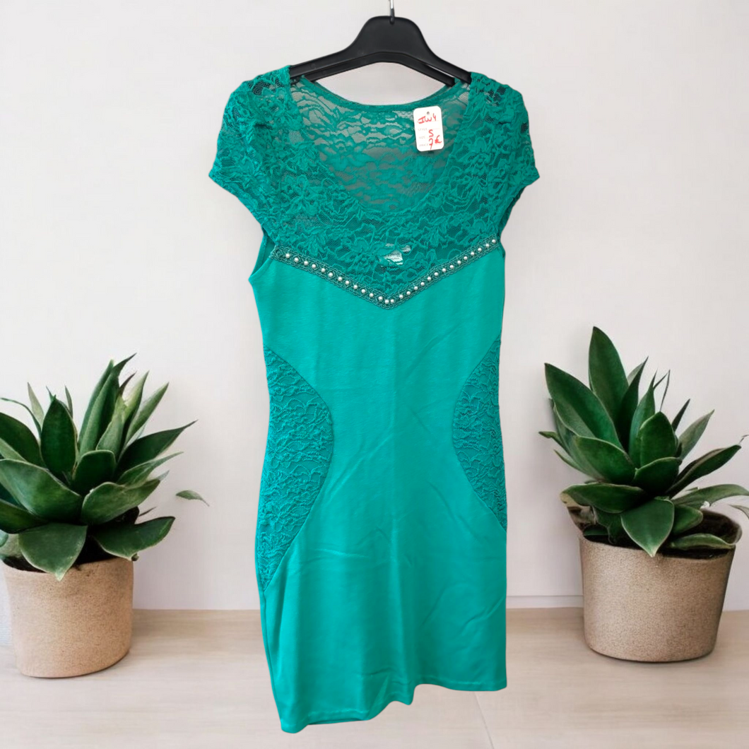 Robe verte jus de pomme taille s