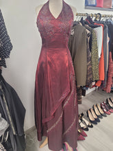 Charger l&#39;image dans la galerie, Robe bordeaux de ceremonie taille m
