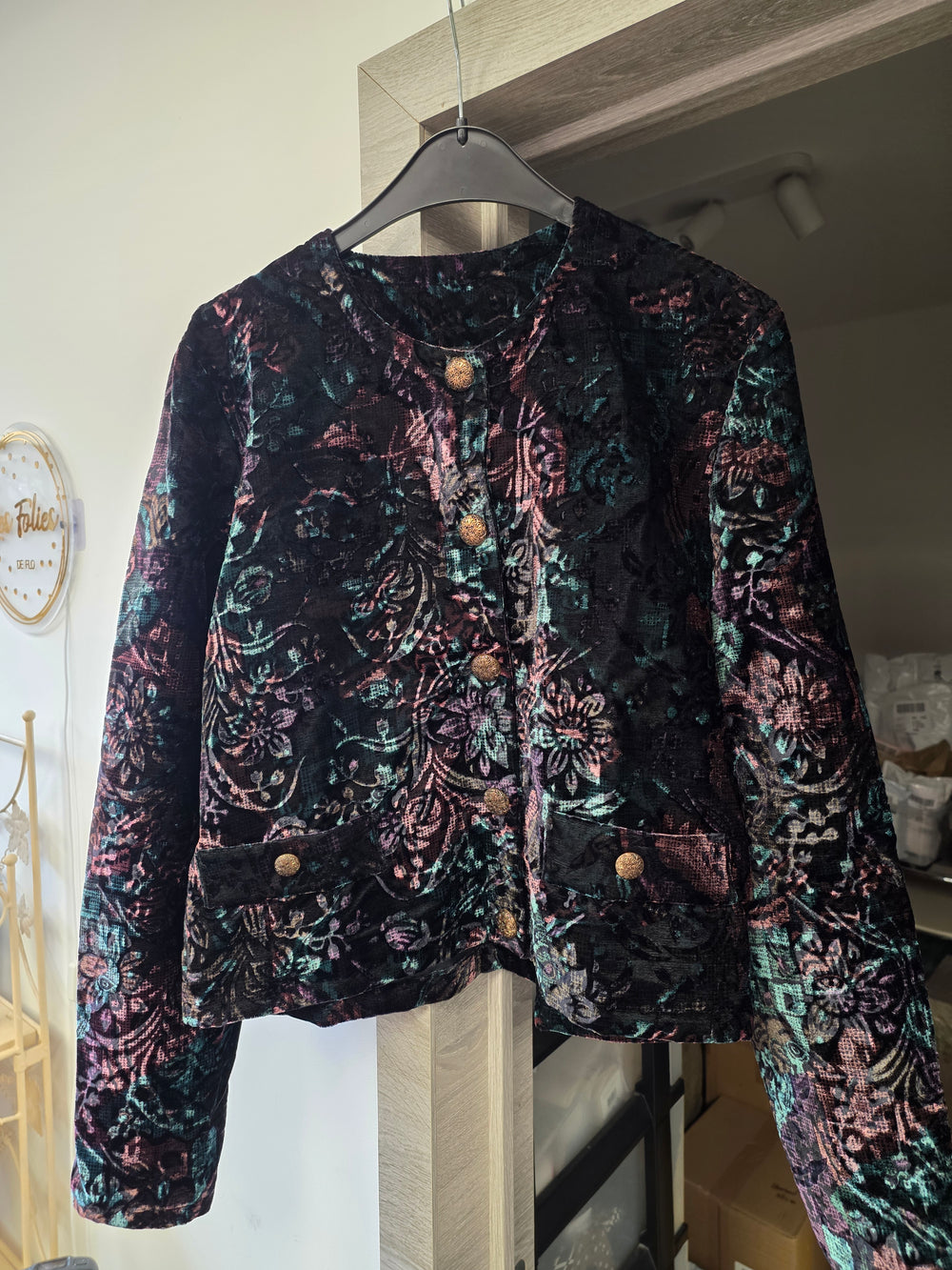 Veste en velours taille m