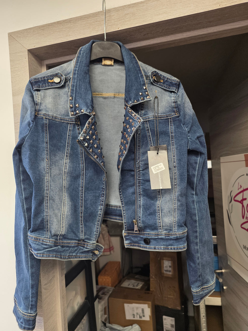 Veste en jeans taille xl neuve