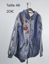 Charger l&#39;image dans la galerie, Veste bleue go start taille 46

