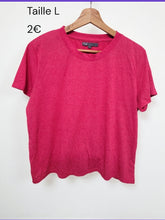 Charger l&#39;image dans la galerie, Tee shirt tqf framboise taille L
