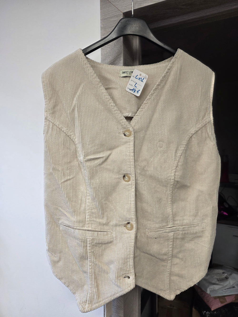 Veste velours taille L