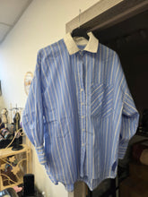 Charger l'image dans la galerie, Chemise bleue lignée taille xl
