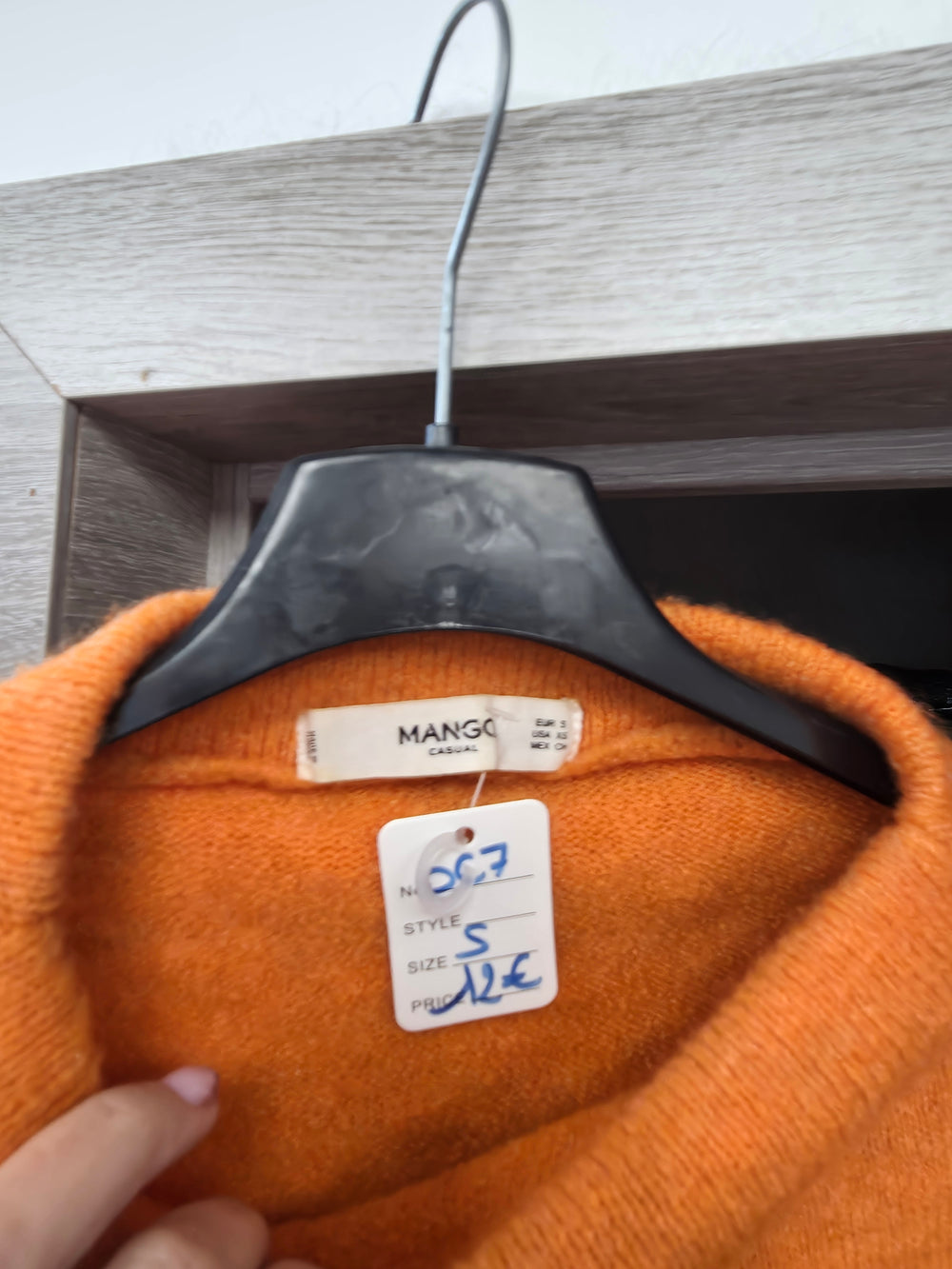 Pull orange taille s