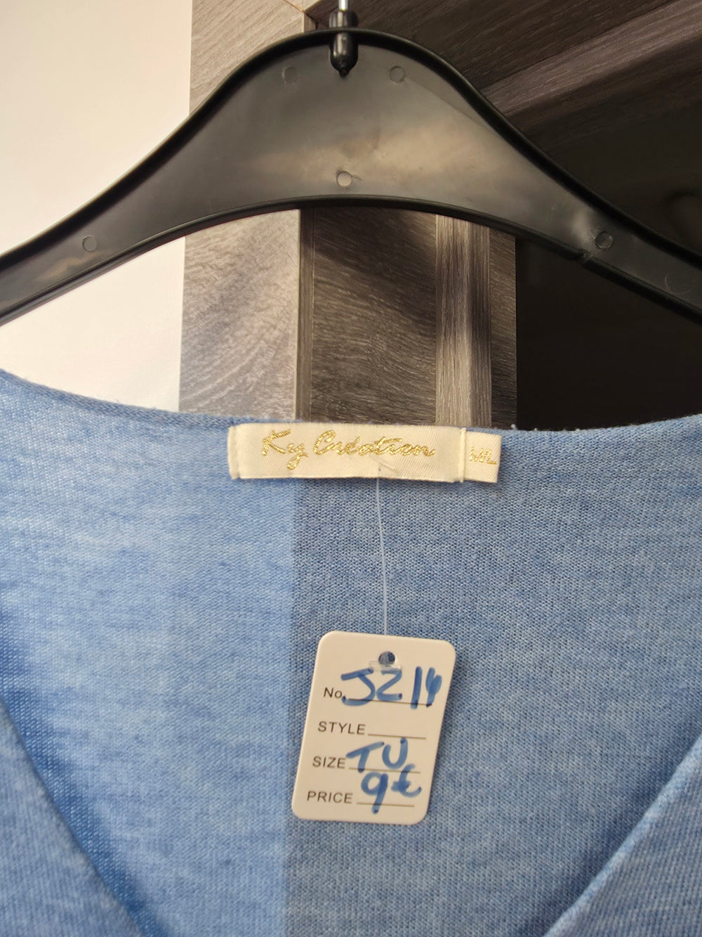 Pull bleu taille unique
