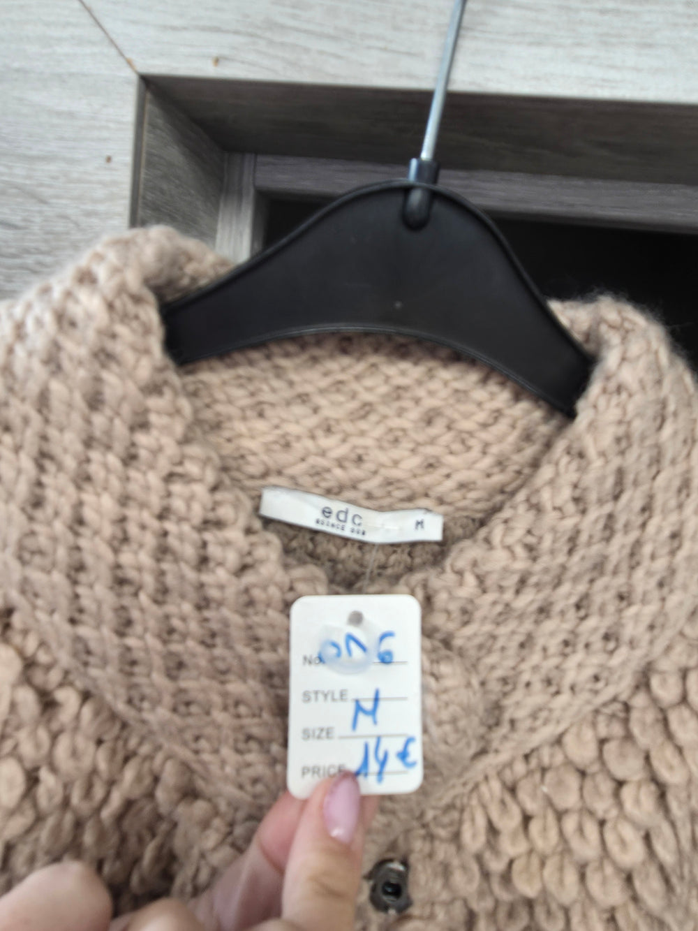 Gilet pilou beige taille m