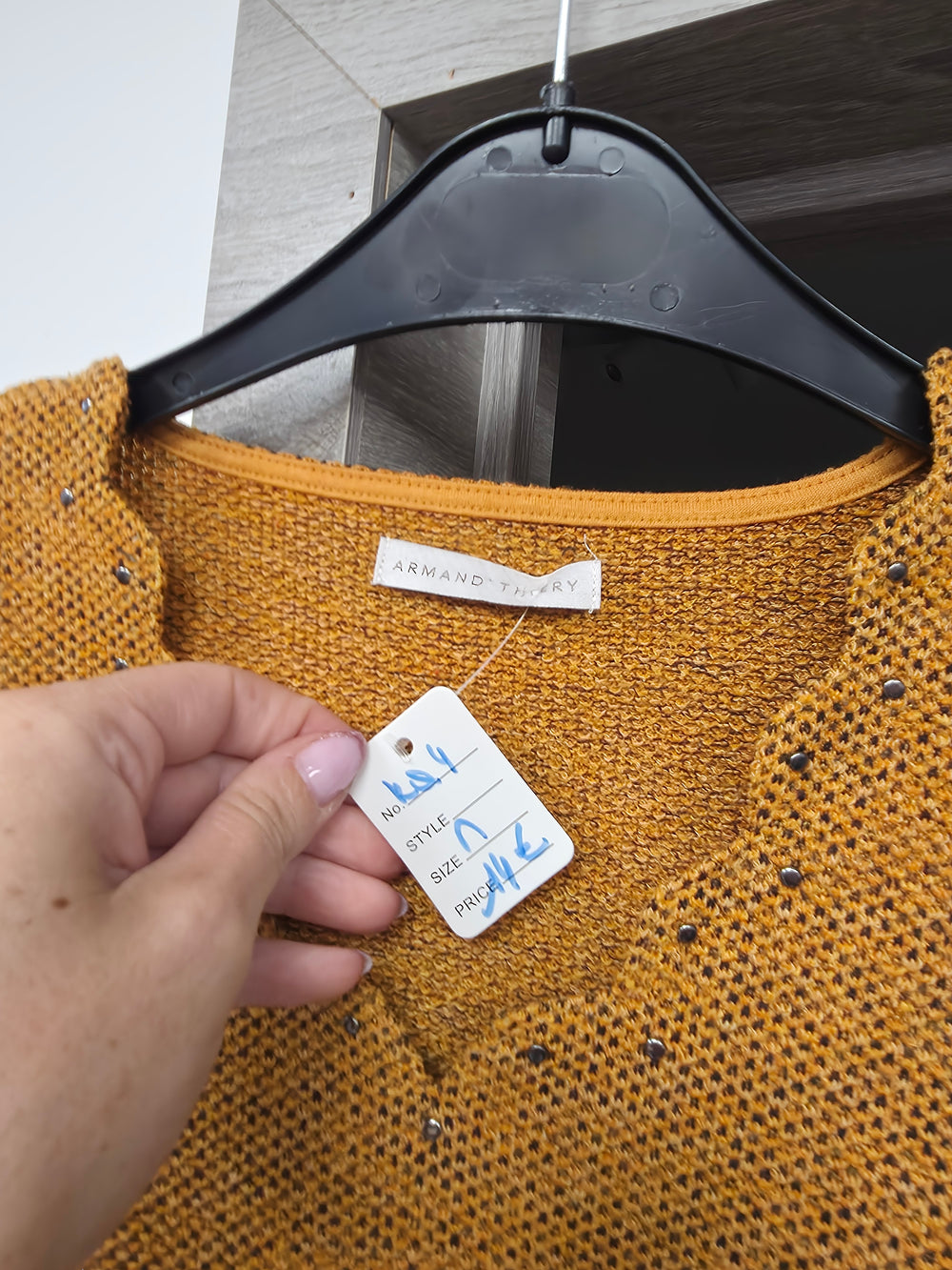 Pull moutarde taille m